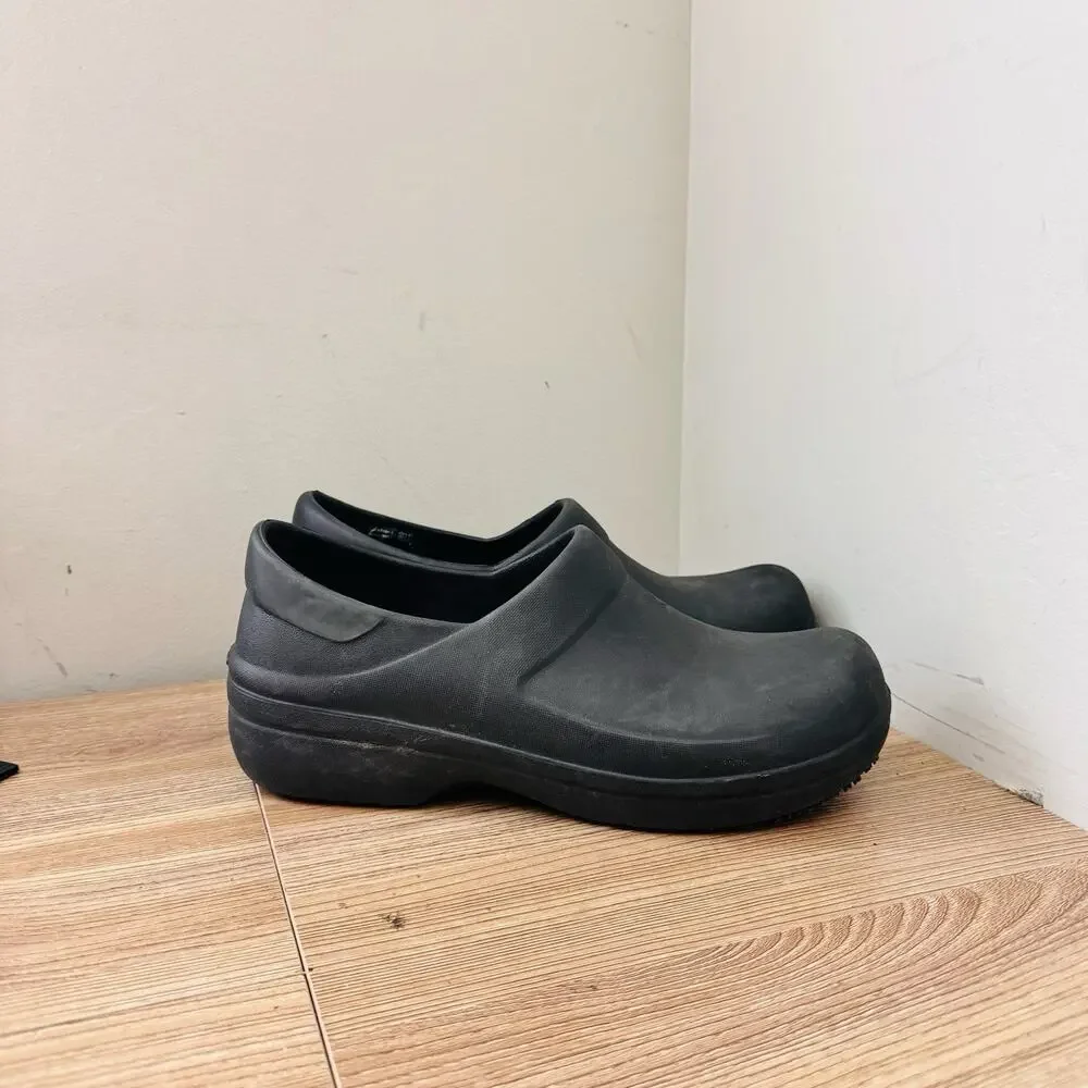 Crocs Women's Neria Pro II Clogs Black Size 10